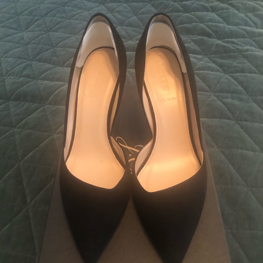J.Crew Colette suede heels size 7